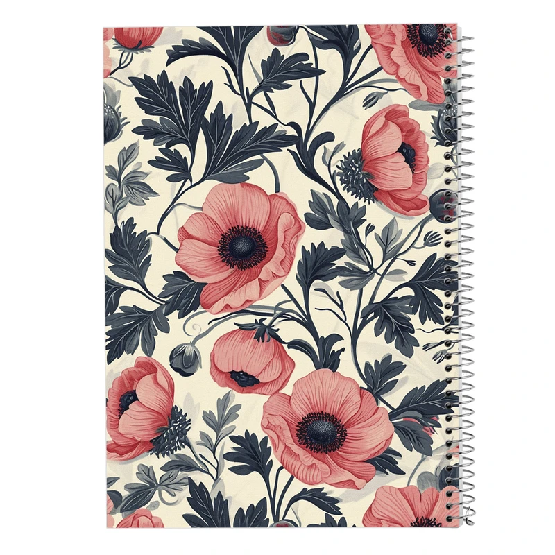 دفتر نت موسیقی 50 برگ مدوپد مدل گل کد DF13353