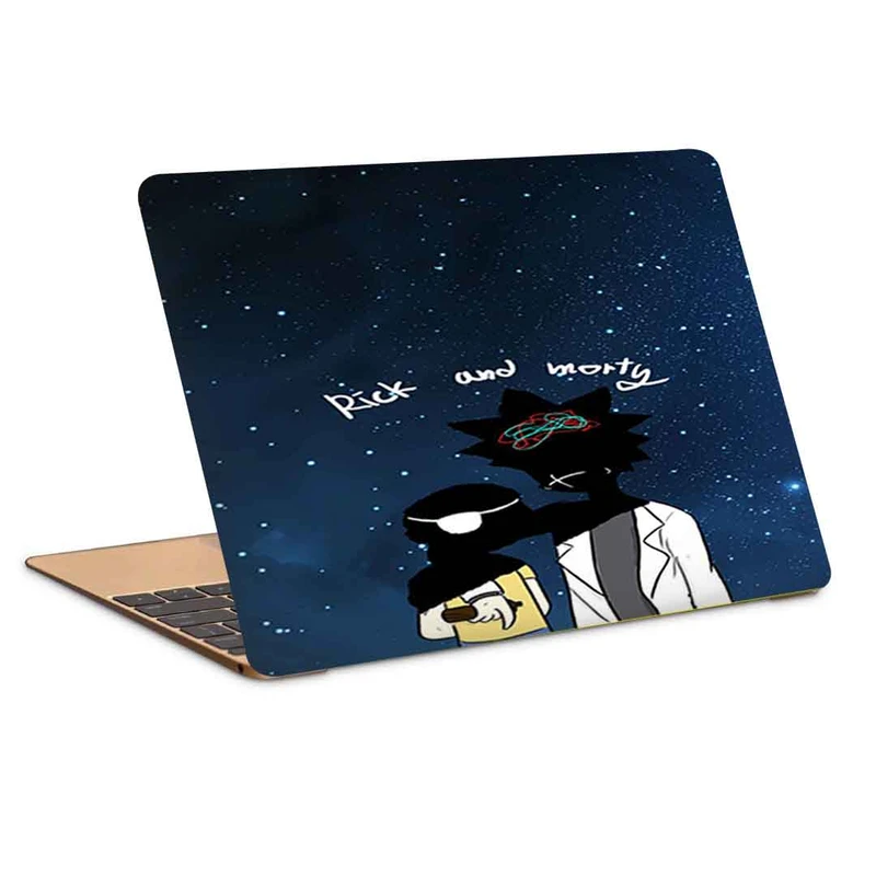 استیکر لپ تاپ طرح rick and morty 1کد c-781مناسب برای لپ تاپ 15.6 اینچ