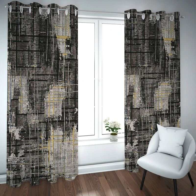 پرده مدل چاپی هازان سایز 300×150 سانتی متر 