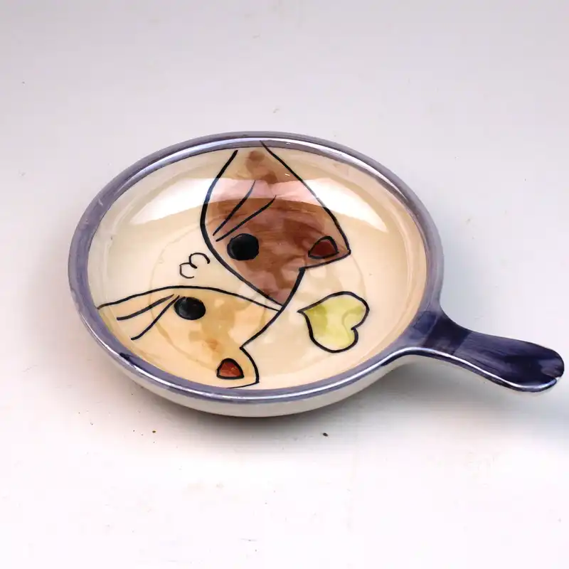 ظرف سرامیکی مدل خرما خوری لاستر