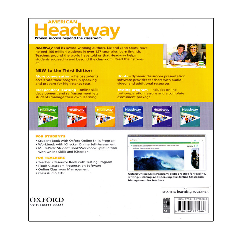کتاب American Headway 2 اثر John and Liz Soars انتشارات اشتیاق نور