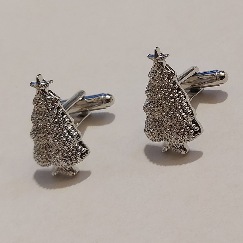 دکمه سردست مردانه مدل christmas کد 2024