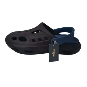 صندل مردانه زیتون مدل پشت بنددار اکو