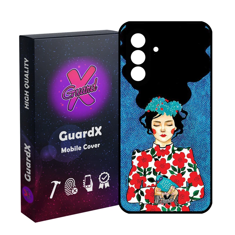 کاور گارد ایکس طرح دختر مدل 10137 مناسب برای گوشی موبایل سامسونگ Galaxy A17 4G / A17 5G
