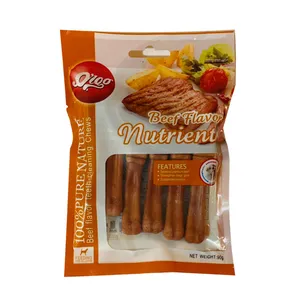 تشویقی سگ اوگو مدل BEEF FLAVOR وزن 90 گرم