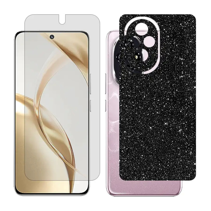 محافظ صفحه نمایش مات گلس مدل Together مناسب برای گوشی موبایل آنر 200 / Honor 200 به همراه برچسب پوششی پشت گوشی