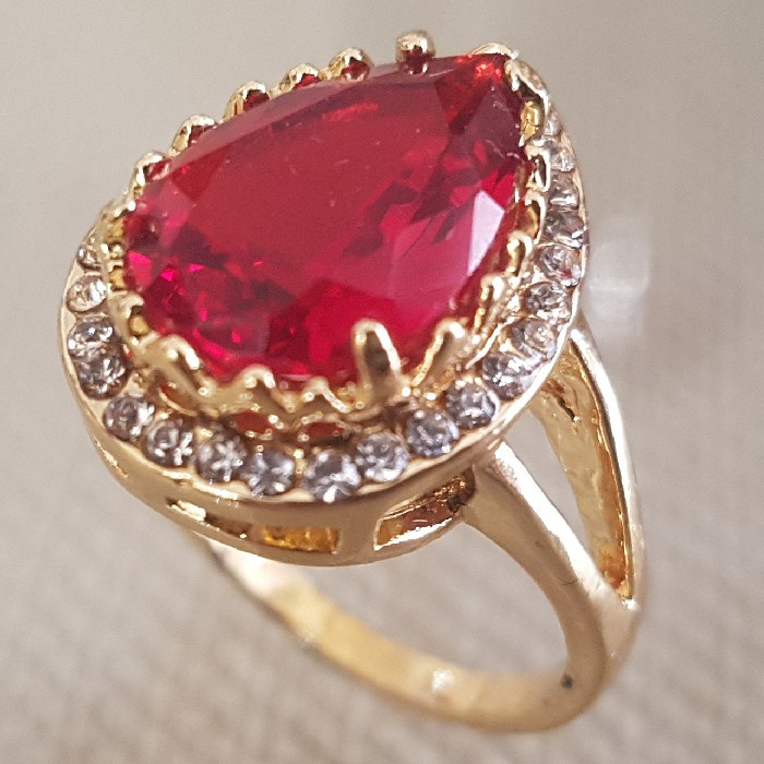 انگشتر زنانه مدل اشک کد p200