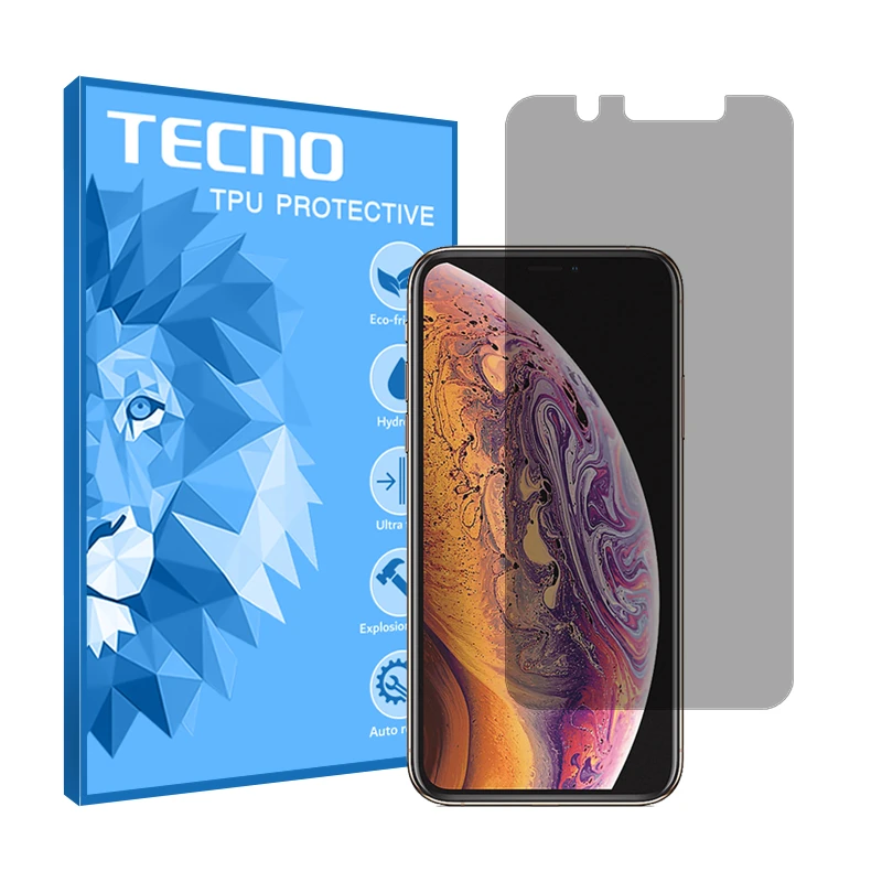 محافظ صفحه نمایش حریم شخصی تکنو مدل HyPRV مناسب برای گوشی موبایل اپل iPhone XS 