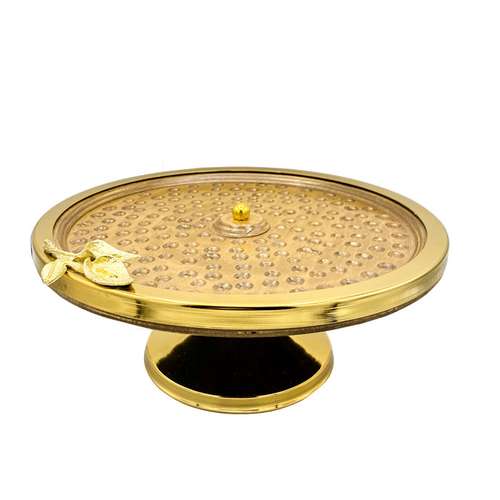 شیرینی خوری مدل پایه دار چوبی کد 2042
