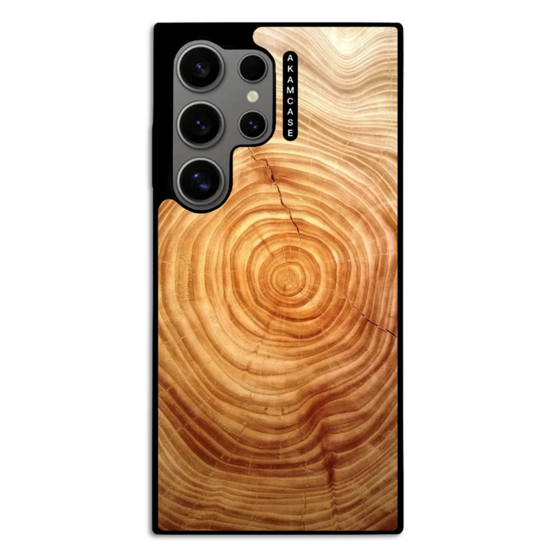 کاور آکام مدل AMC-WSGS24U-WOOD-2 مناسب برای گوشی موبایل سامسونگ Galaxy S24 Ultra