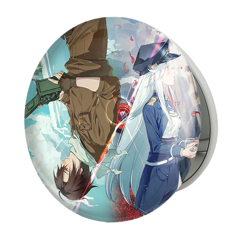 آینه جیبی خندالو طرح میلیزه و شین انیمه 86 مدل تاشو کد 33826