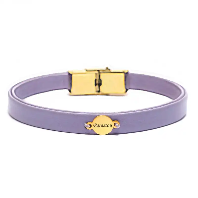 دستبند طلا 18 عیار زنانه لیردا مدل اسم پرستو 6500