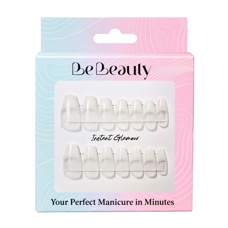 ناخن مصنوعی دست بی‌بیوتی مدل Ballerina201  بسته 14 عددی