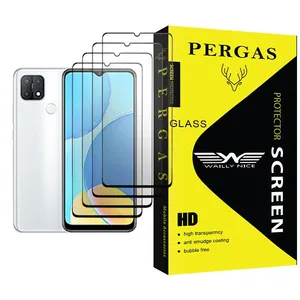 Waily Nice Pergas Glass MIX004 Screen Protector For Oppo A35 Pack Of 4