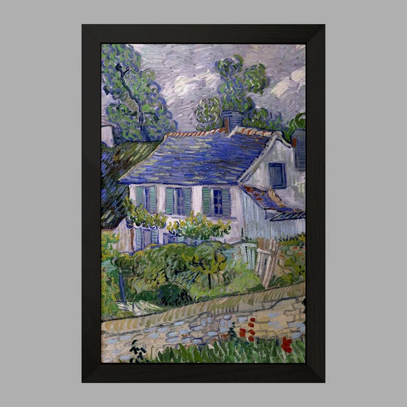 تابلو خندالو مدل نقاشی خانه ای در اور اثر ونسان ونگوگ کد 25465