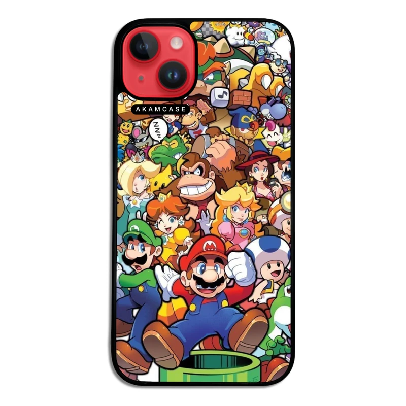 کاور آکام مدل AMC-WA14PLUS-SUPER MARIO5 مناسب برای گوشی موبایل اپل iPhone 14 Plus