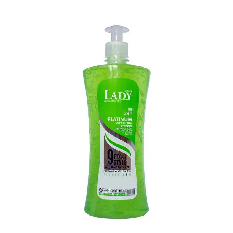 ژل مو لیدی کالر مدل پلاتینوم حجم 750 میلی لیتر