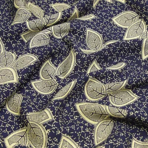 پارچه لباس مدل نخی طرح برگ 