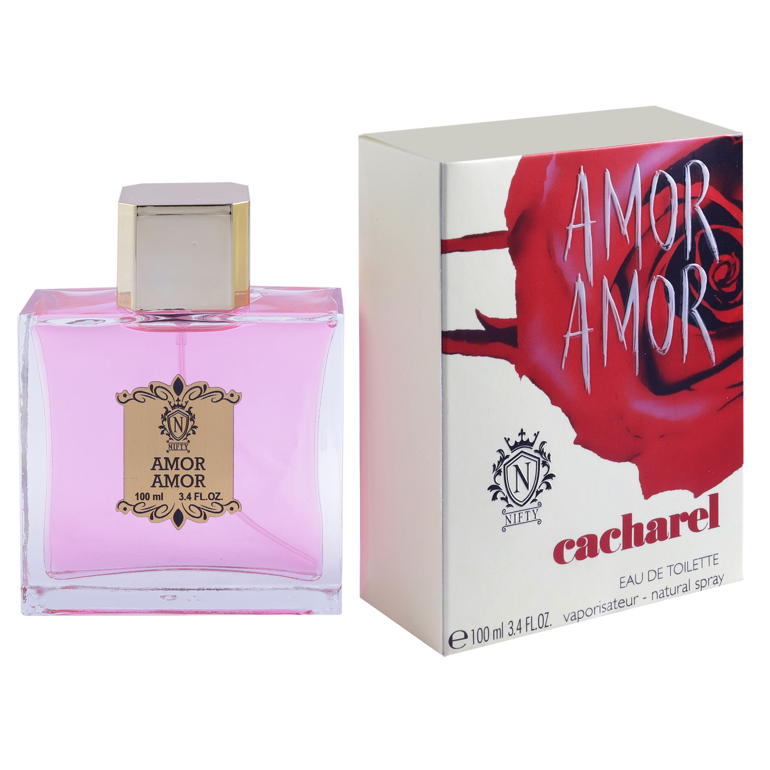 ادو پرفیوم زنانه نیفتی مدل آمور آمور حجم 100 میلی لیتر