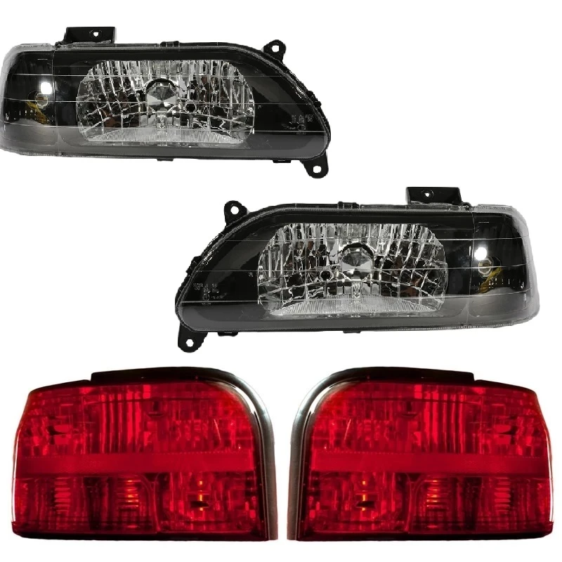 چراغ جلو و عقب مدل MS707 مناسب برای پراید 131 بسته 4 عددی