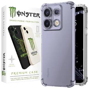 Monster QSM model cover suitable for Xiaomi Redmi Note 13 4G mobile phone