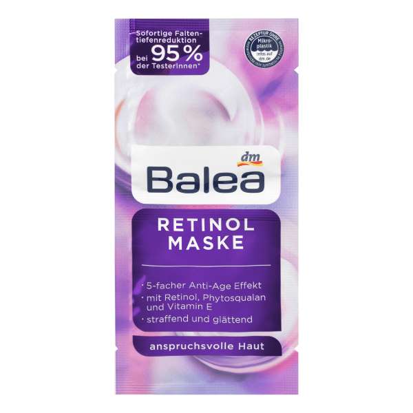 ماسک صورت باله آ مدل retinol حجم 8 میلی لیتر بسته 2 عددی