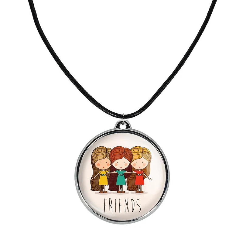 گردنبند خندالو مدل بهترین دوستان Best Friends کد 2960329604
