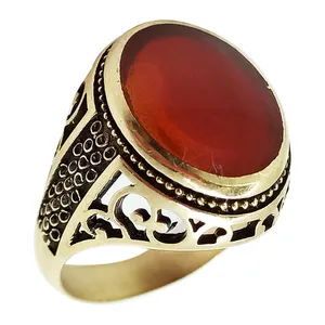 انگشتر مردانه سلین کالا مدل عقیق ce-As109