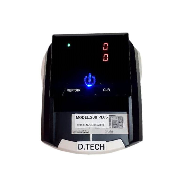دستگاه تفکیک و تشخیص اصالت اسکناس دیتک مدل 208 plus