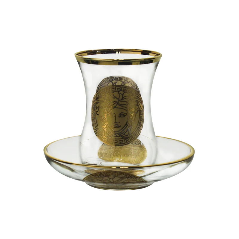 ست فنجان و نعلبکی 12 پارچه مناسب برای 6 نفر مدل کمرباریک کد 5570