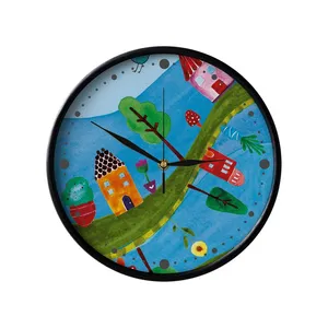 ساعت دیواری مدوپد طرح کوچه ما مدل mod00196