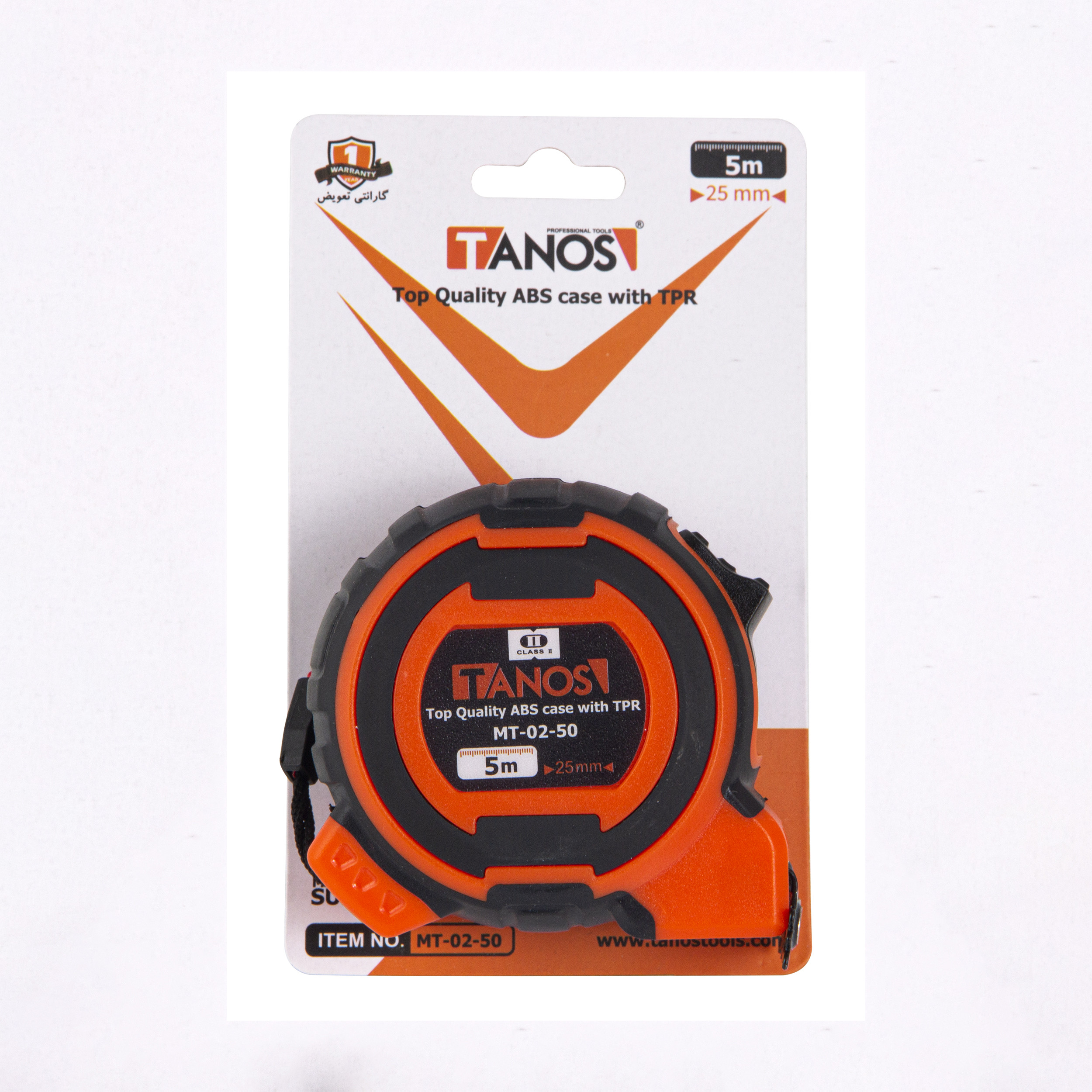 متر 5 متری تانوس مدل MT-02-50