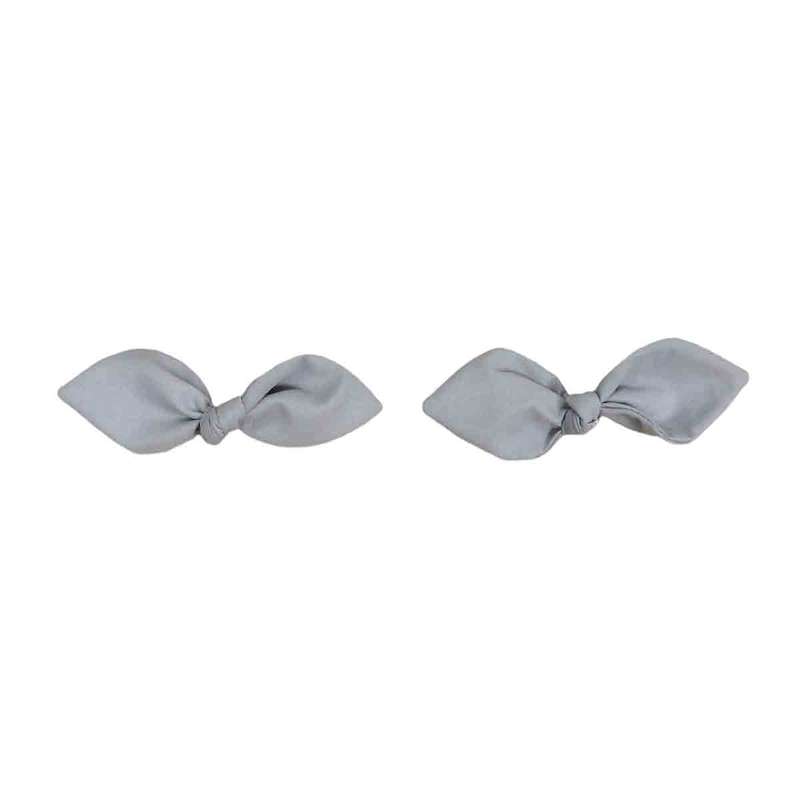 گیره مو دخترانه مدل پاپیون گره ای کد 28 مجموعه 2 عددی
