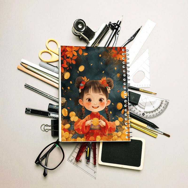 دفتر نقاشی 50 برگ مدوپد مدل دخترانه کد DF15838