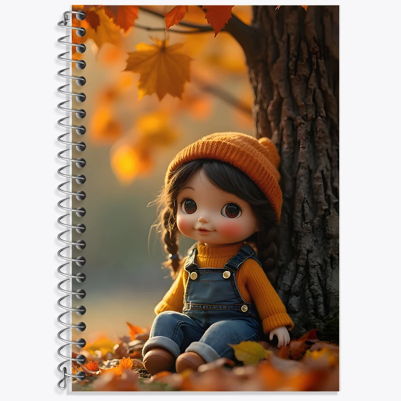 دفتر لغت 50 برگ خندالو طرح دخترانه کیوت کد F5519