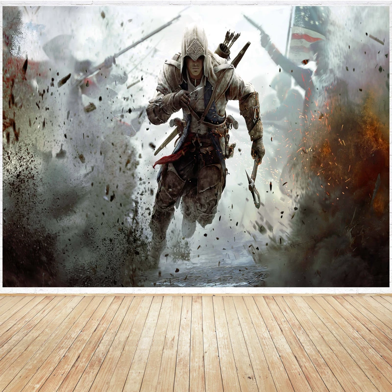 تابلو شاسی مدل گیمینگ طرح پوستر اصلی بازی اساسینز کرید کد 1131