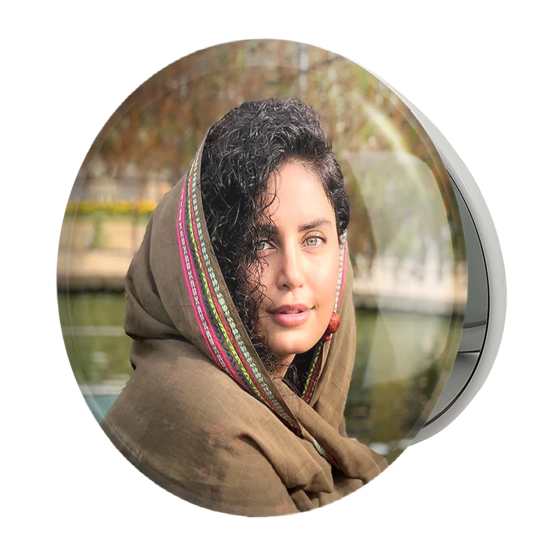 آینه جیبی خندالو طرح الناز شاکردوست مدل تاشو کد 10485 