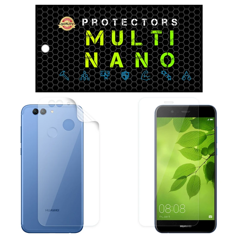 محافظ صفحه نمایش مولتی نانو مدل X-SFT مناسب برای گوشی موبایل هوآوی Nova 2 Plus به همراه محافظ پشت