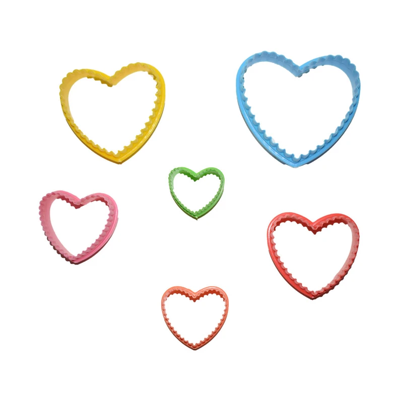 کاتر شیرینی پزی مدل Heart مجموعه 6 عددی