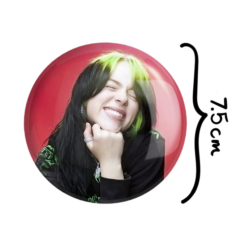آینه جیبی خندالو مدل بیلی آیلیش Billie Eilish  کد 19146