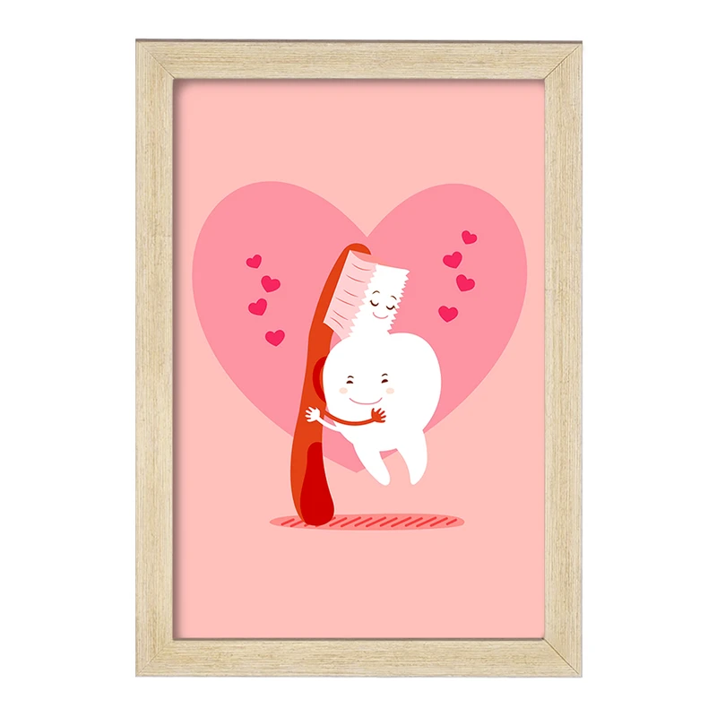 تابلو خندالو مدل دندان و دندانپزشکی کودکانه کد 27769