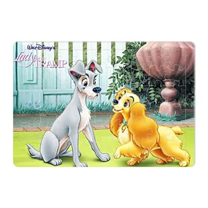 پازل 54 تکه طرح لیدی و ترمپ مدل P1008