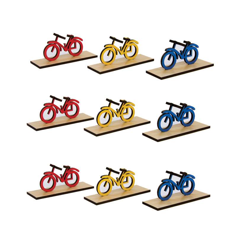 ماکت طرح دوچرخه مدل S31 بسته 9 عددی