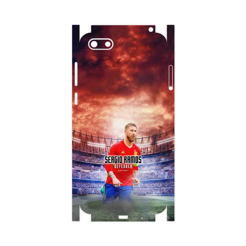 برچسب پوششی ماهوت مدل Sergio Ramos-FullSkin مناسب برای گوشی موبایل هوآوی Y5 Prime 2018