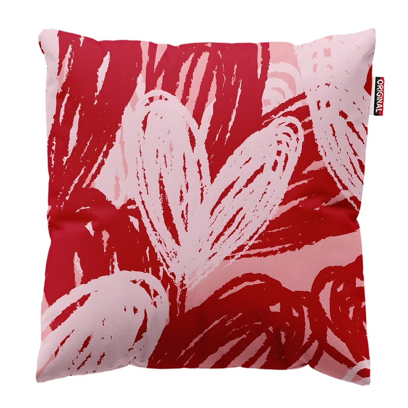 کوسن پاد آفرین مدل مینیمال طرح قلب کد PK303548 سایز 30*30 سانتی متر