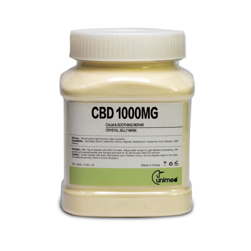ماسک صورت یونی مد مدل CBD 1000mg وزن 350 گرم