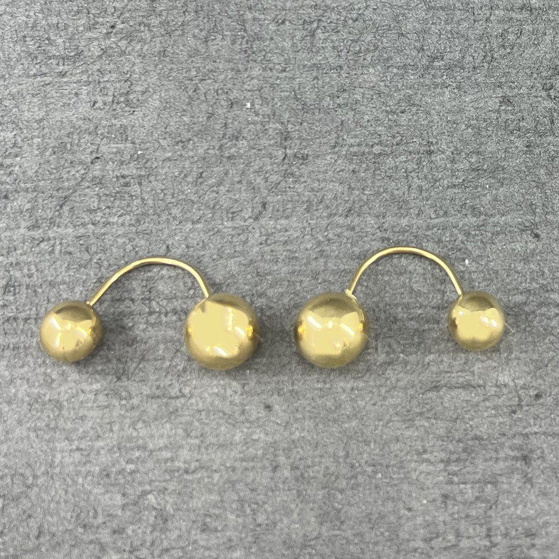 گوشواره طلا 18 عیار زنانه دوست خوب مدل dk562 - 2