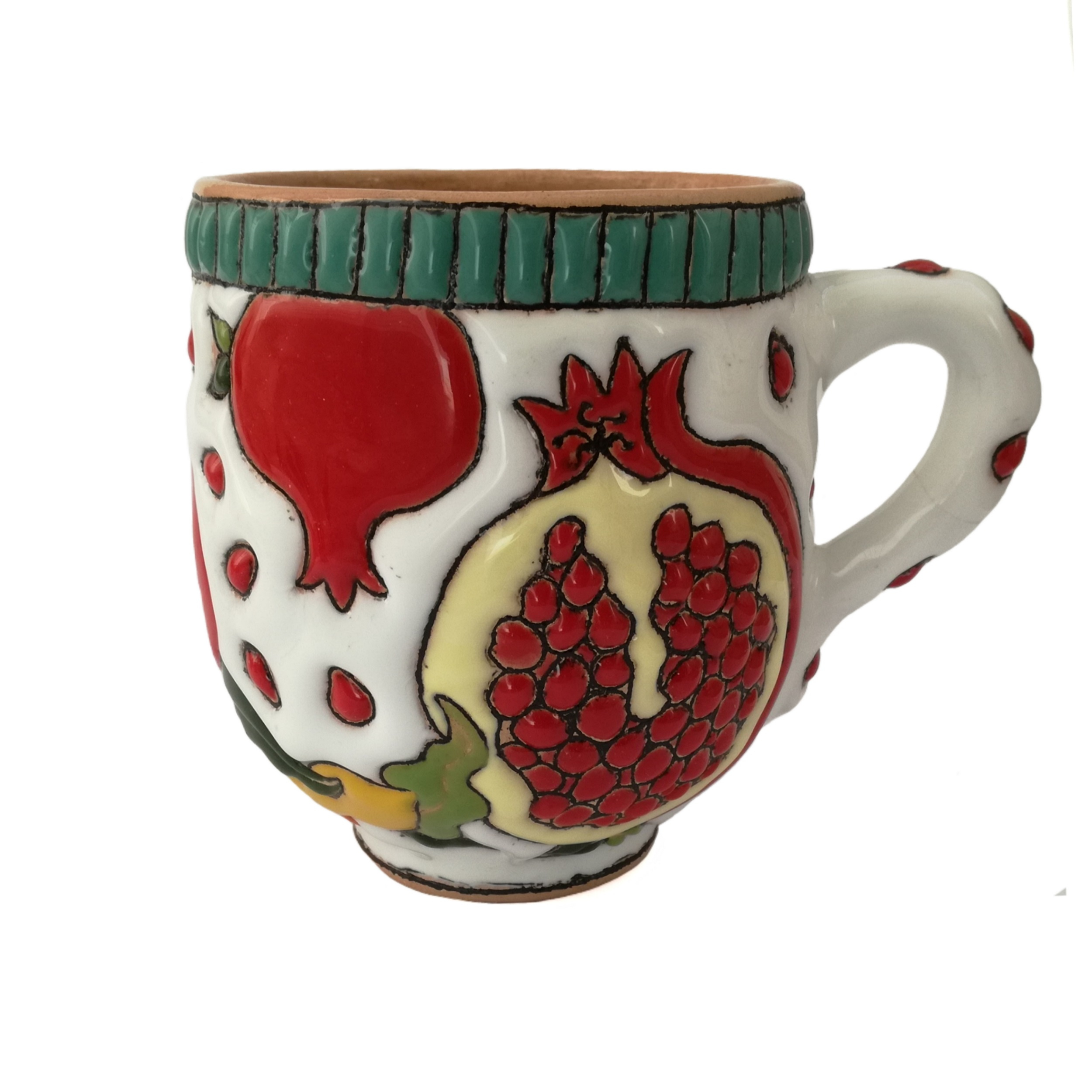 لیوان میناکاری سفالی کد 37