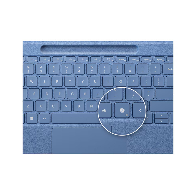 کیبورد بی سیم تبلت مایکروسافت مدل  Surface Pro Flex Keyboard with Slim Pen 2 مناسب برای تبلت مایکروسافت سرفیس Pro 8/Pro 9/Pro 10/Pro 11 به همراه قلم اسلیم 2