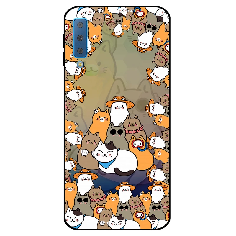 کاور مگافون کد 7717 مناسب برای گوشی موبایل سامسونگ Galaxy A7 2018 / A750